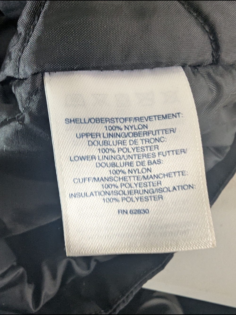 Lands’ End Black Insulated Squall Parka Jacket Hooded Waterproof Coat Mens Small - Picture 6 of 12